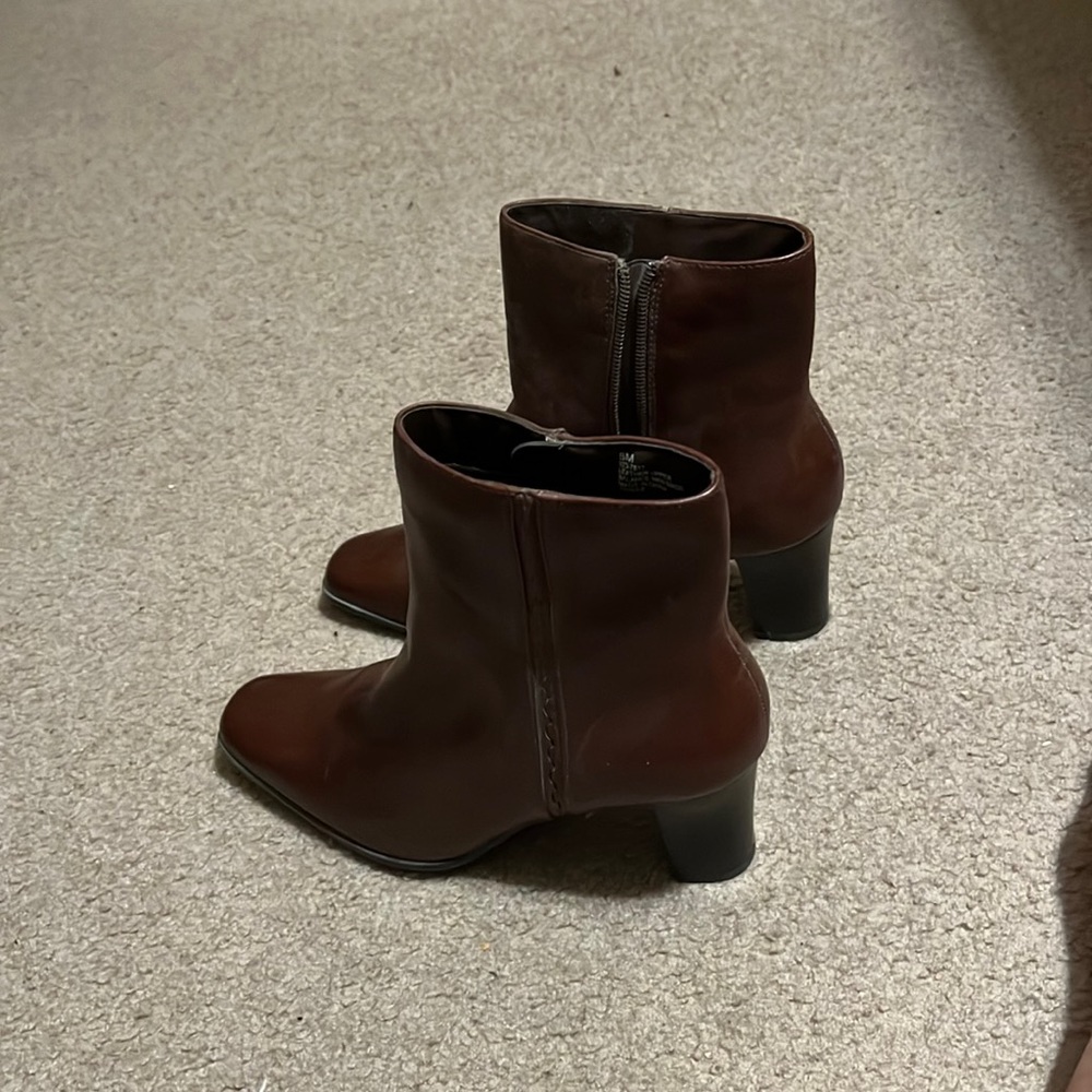 Half brown boots